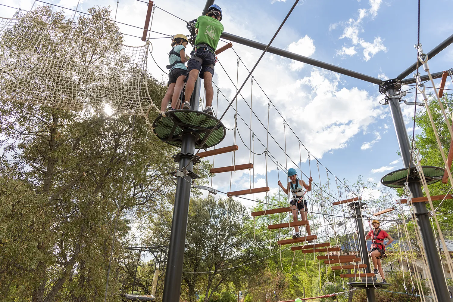 Circuito de habilidad, veranear en caravana en Camping Monte Holiday